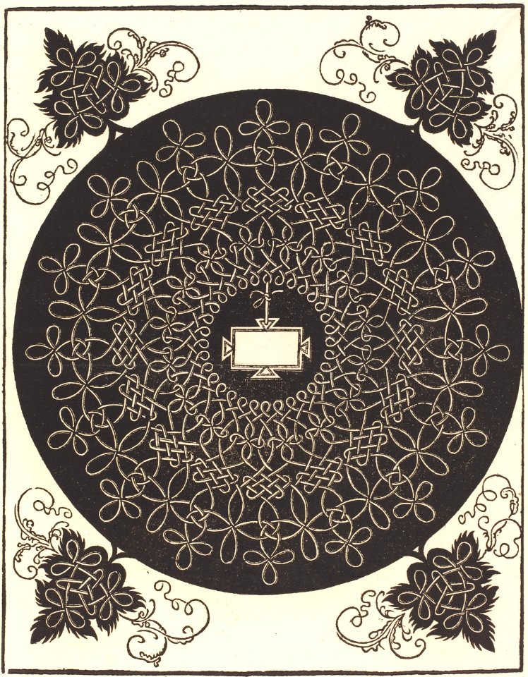 Albrecht Dürer - The Second Knot (with an oblong tablet) (NGA 1943.3.3607)