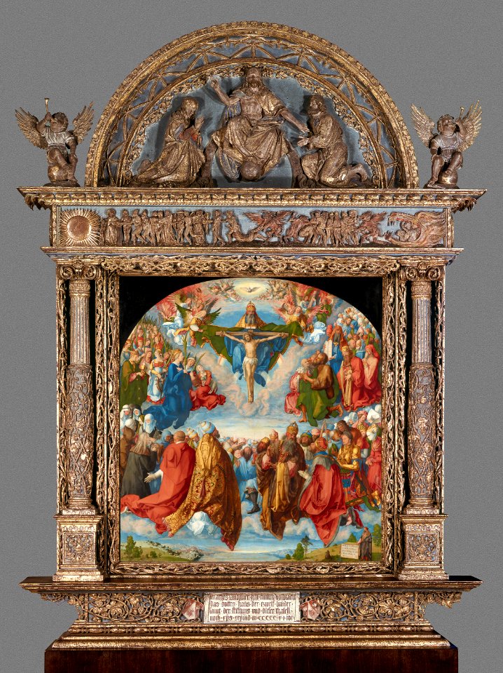 Albrecht Dürer, , Kunsthistorisches Museum Wien, Gemäldegalerie - Allerheiligenbild (Landauer Altar) - GG 838 - Kunsthistorisches Museum