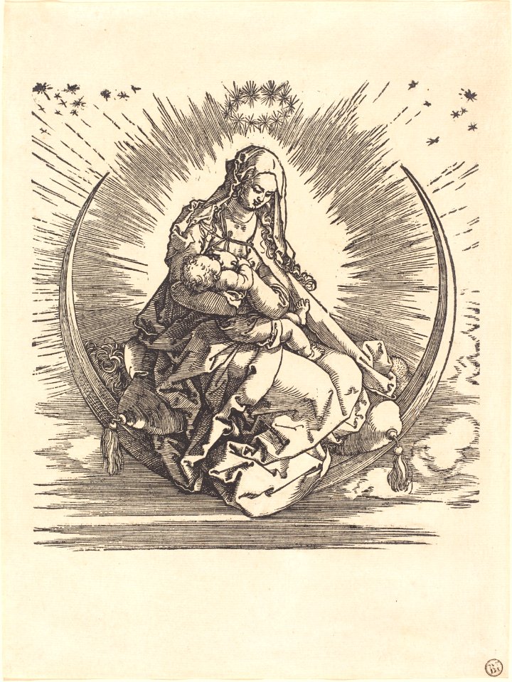 Albrecht Dürer - The Madonna on the Crescent (NGA 1987.40.1)