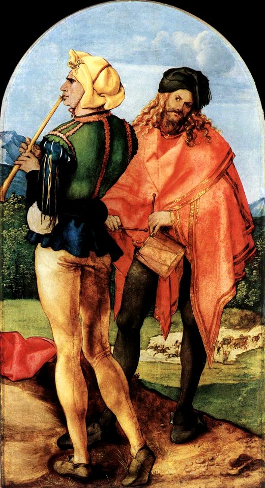 Albrecht Dürer - Two Musicians - WGA6952