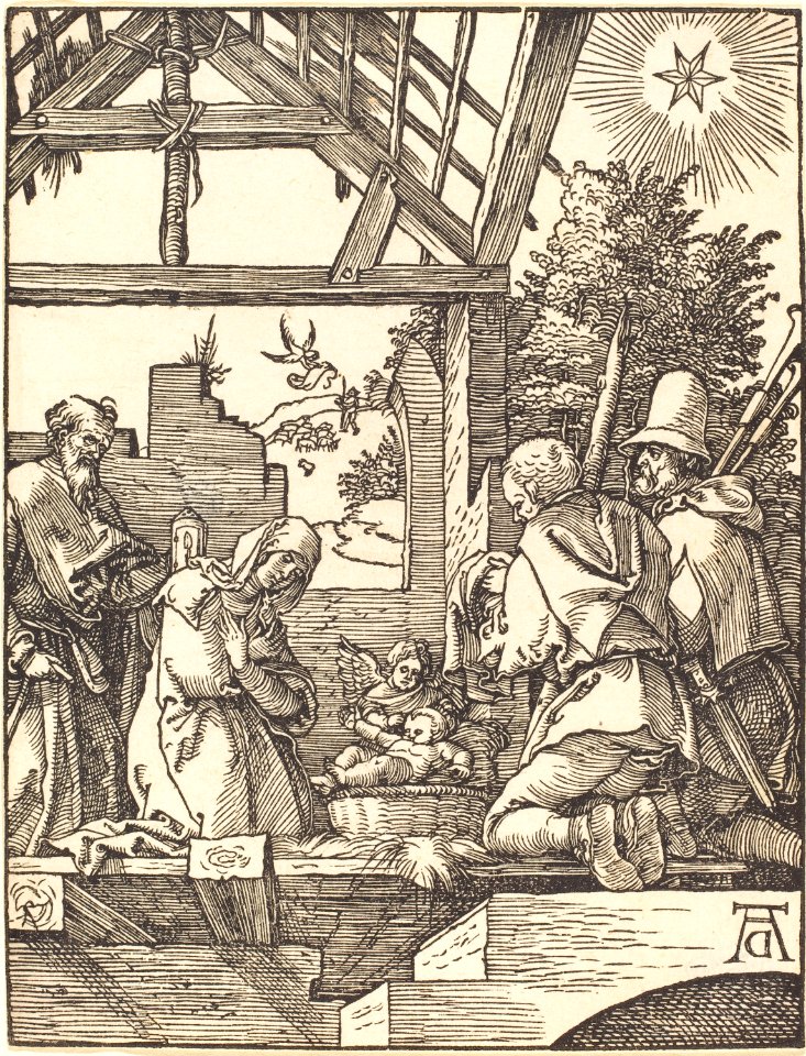 Albrecht Dürer - The Nativity (NGA 1943.3.3636)
