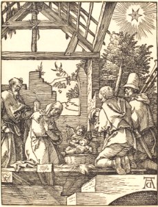 Albrecht Dürer - The Nativity (NGA 1943.3.3636)
