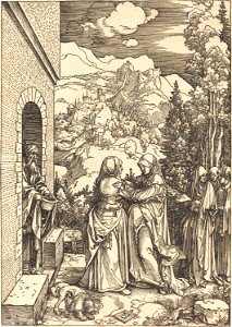 Albrecht Dürer - The Visitation (NGA 1943.3.3582)