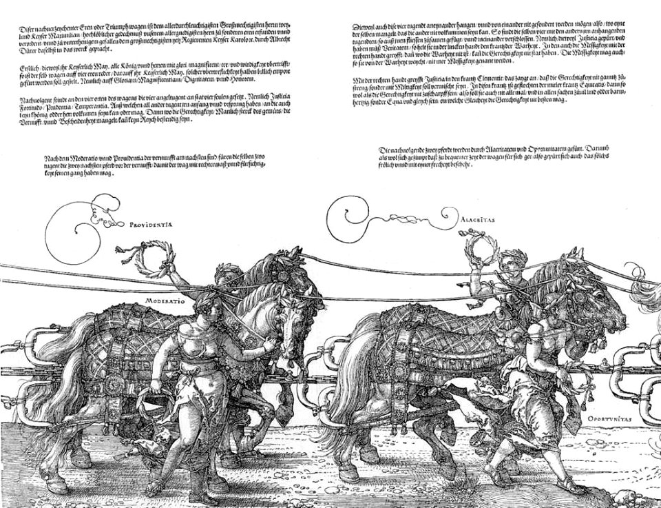 Albrecht Dürer - Triumphal Chariot (3-4) - WGA07255