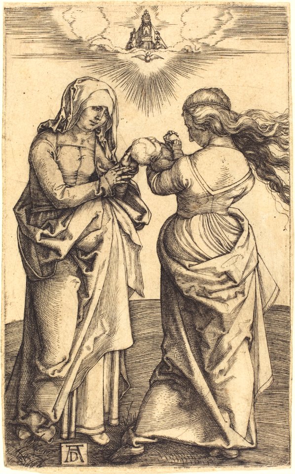 Albrecht Dürer - The Virgin and Child with Saint Anne (NGA 1943.3.3479)