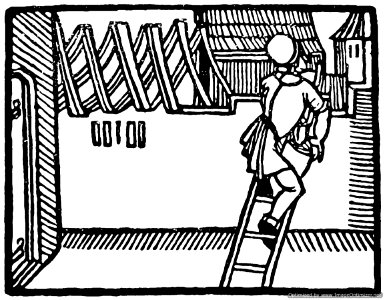 Albrecht-Durer-Peasants-roof-the-Church-Choir-while-the-Knave-isnt