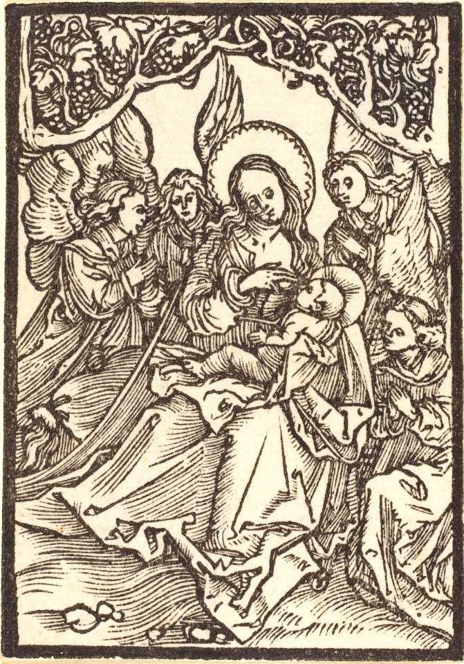 Albrecht Dürer - The Virgin Nursing the Christ Child with Four Angels (NGA 1969.3.2)