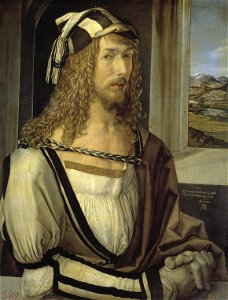 Albrecht Dürer, Selbstbildnis mit 26 Jahren (Prado, Madrid)