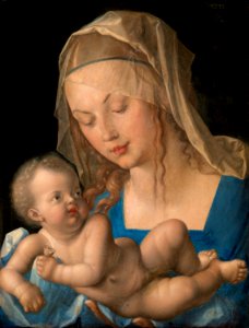Albrecht Dürer, , Kunsthistorisches Museum Wien, Gemäldegalerie - Maria mit Kind - GG 848 - Kunsthistorisches Museum