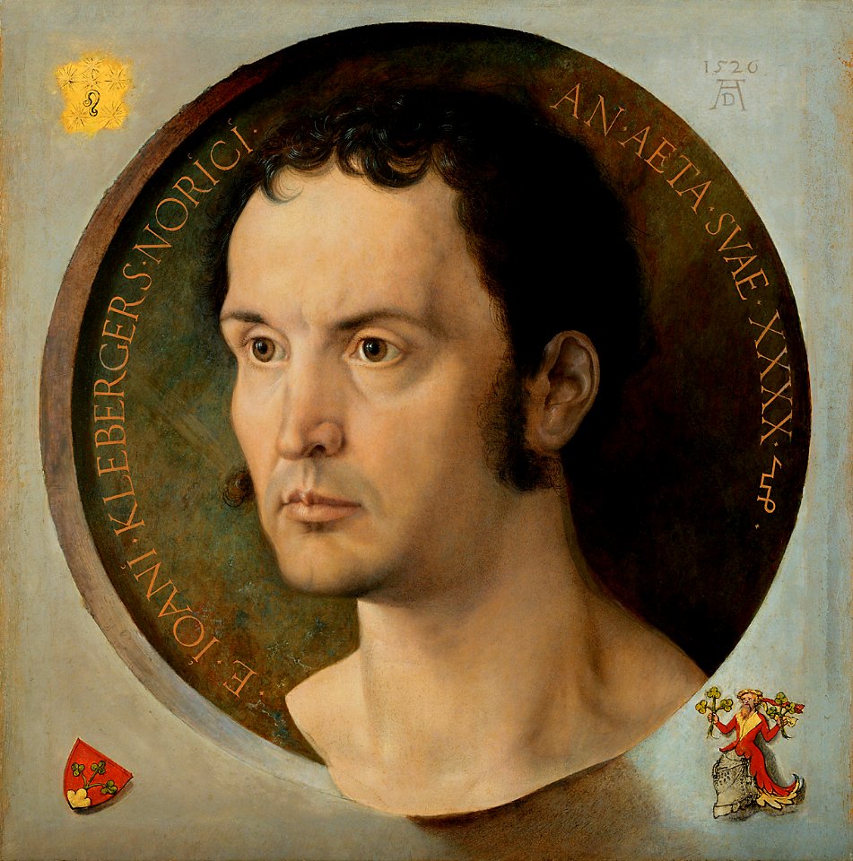 Albrecht Dürer, , Kunsthistorisches Museum Wien, Gemäldegalerie - Johannes Kleberger (1486-1546) - GG 850 - Kunsthistorisches Museum