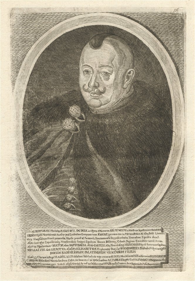 Albrecht Uładzisłaŭ Radzivił. Альбрэхт Уладзіслаў Радзівіл (H. Lajbovič, 1758) (2)