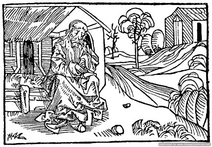 Albrecht-Durer-Brother-Claus-in-front-of-a-hut