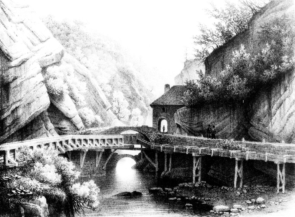 Album du Dauphiné (T1) - Entrée du Désert de la Grande Chartreuse