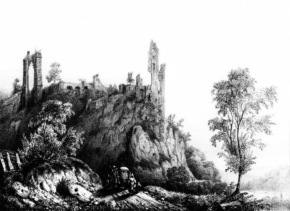 Album du Dauphiné (T1) - Ruines de Beauvoir (Beauvoir-en-Royans)