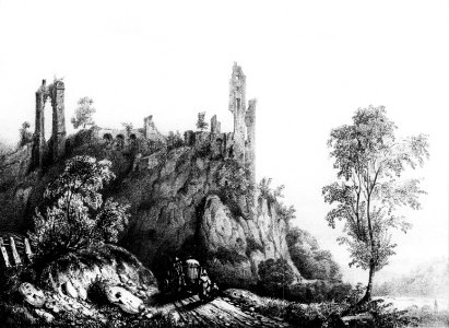 Album du Dauphiné (T1) - Ruines de Beauvoir (Beauvoir-en-Royans)