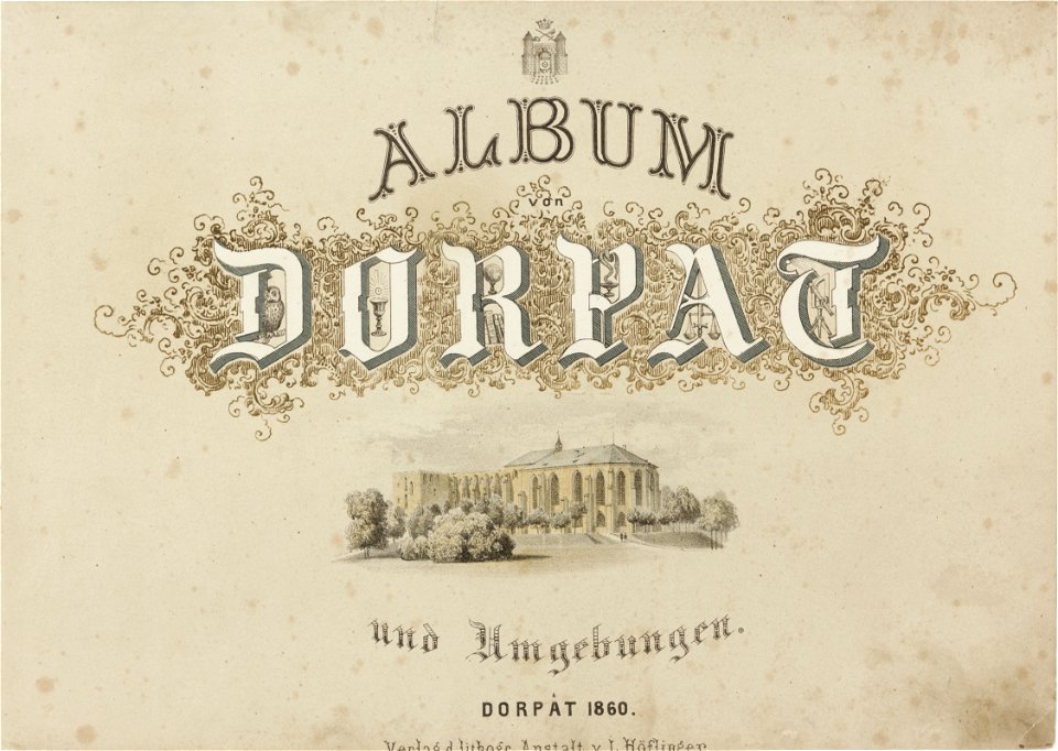 Album von Dorpat, TKM 0031H 01 01