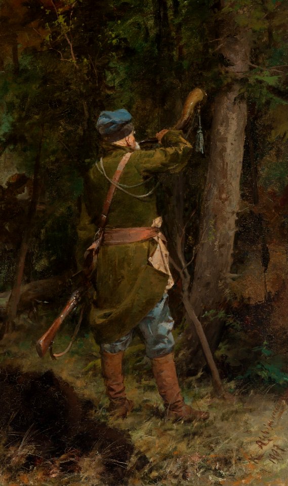 Kazimierz Alchimowicz - Wojski Z Rogiem, 1907 R