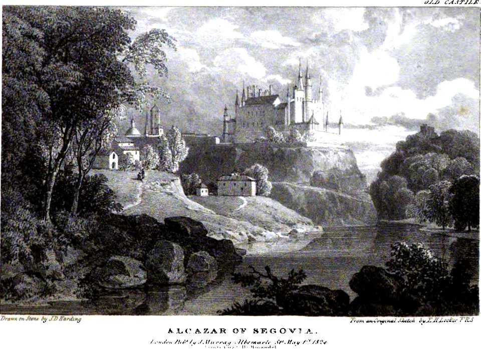 Alcázar of Segovia 1824 Edward Hawke Locker