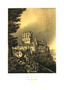Alcázar de Segovia antes del incendio (1865) - Parcerisa, F. J.