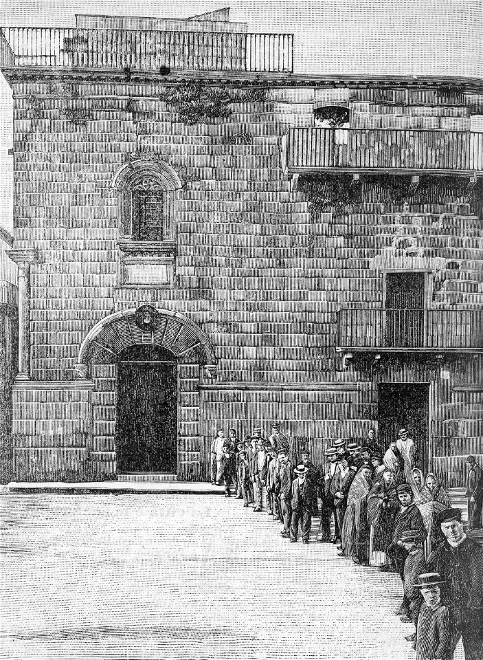 Alcamo – Prospetto Bianchi (xilografia)