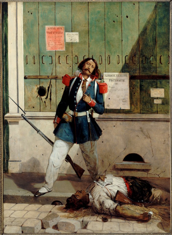 Alcide-Joseph Lorentz - Garde national blessé (épisode de la révolution de 1848) - P466 - Musée Carnavalet