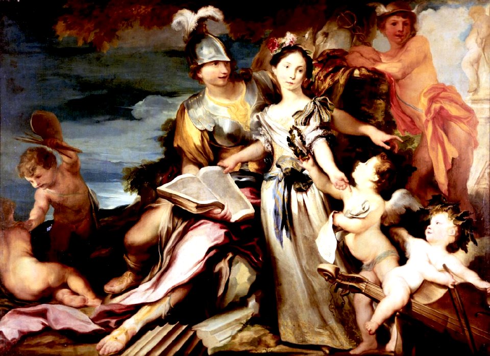 Alegoría de la Concordia entre las Artes (Gregorio de Ferrari)
