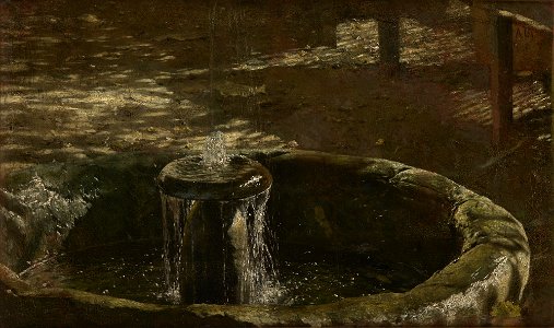 Aleksander Gierymski - Fountain - MNK II-a-776 - National Museum Kraków