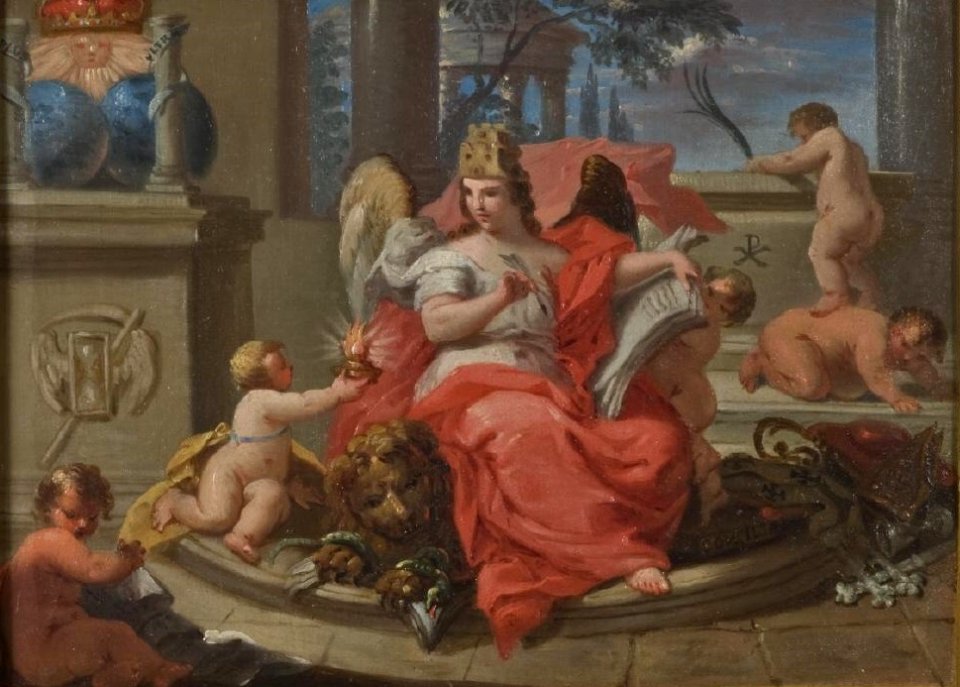 Alegoría de la Historia, de Francisco Preciado de la Vega (Real Academia de Bellas Artes de San Fernando)