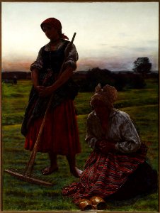 Aleksander Gierymski - Prayer of the Angelus Domini - MP 231 MNW - National Museum in Warsaw