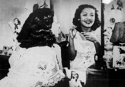 Alda Santos Cia Negra de Operetas e Revistas 1938 camarim