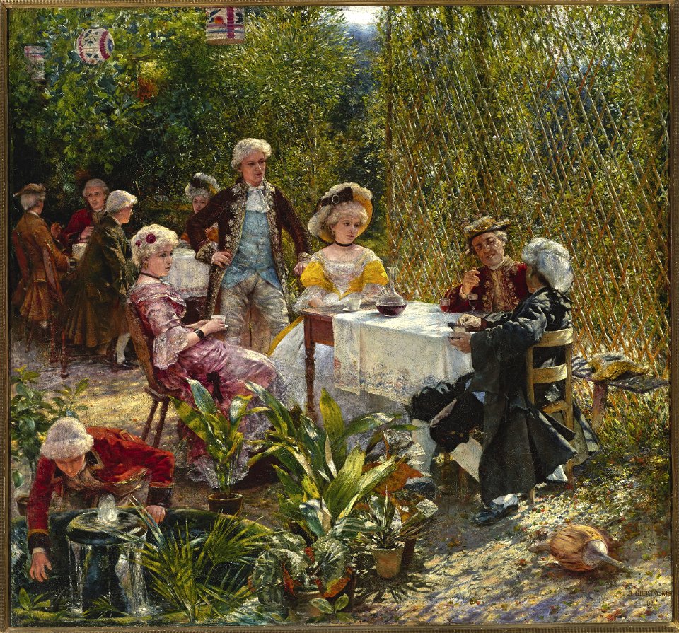 Aleksander Gierymski - In the summer house - MP 334 - National Museum in Warsaw
