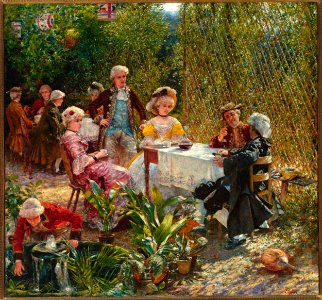 Aleksander Gierymski - In the summer house - MP 334 - National Museum in Warsaw