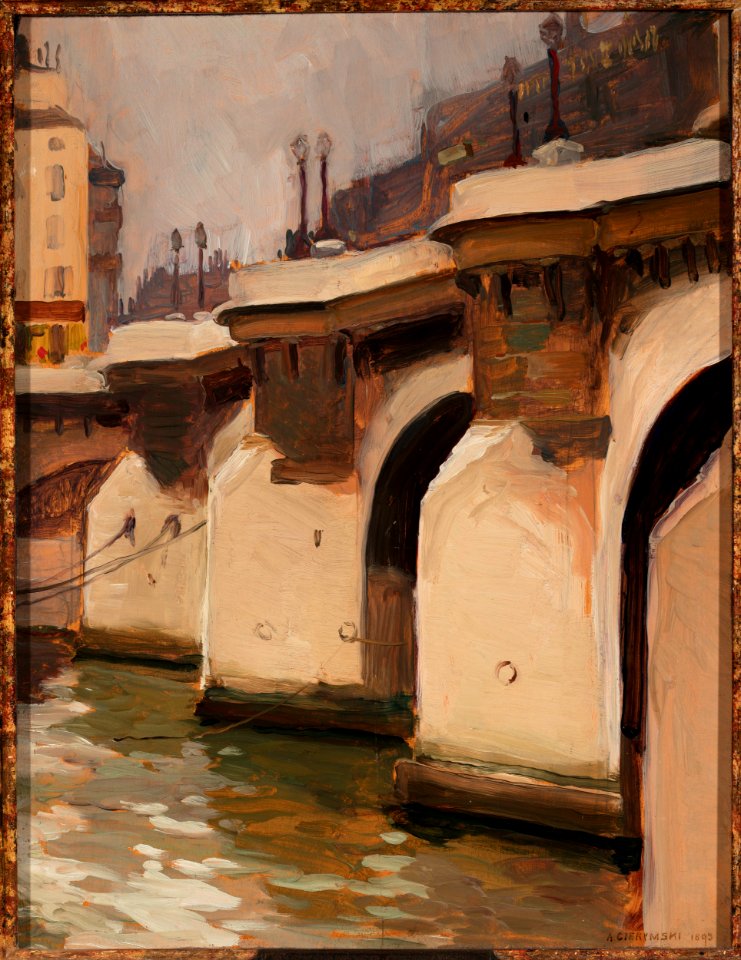 Aleksander Gierymski - Pont Neuf in Paris - MP 5361 MNW - National Museum in Warsaw