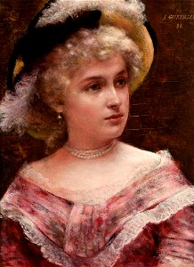 Aleksander Gierymski - Rococo Lady - MNK II-a-615 - National Museum Kraków
