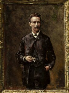 Aleksander Gierymski - Portrait of Artur Gruszecki, sketch - MP 626 MNW - National Museum in Warsaw