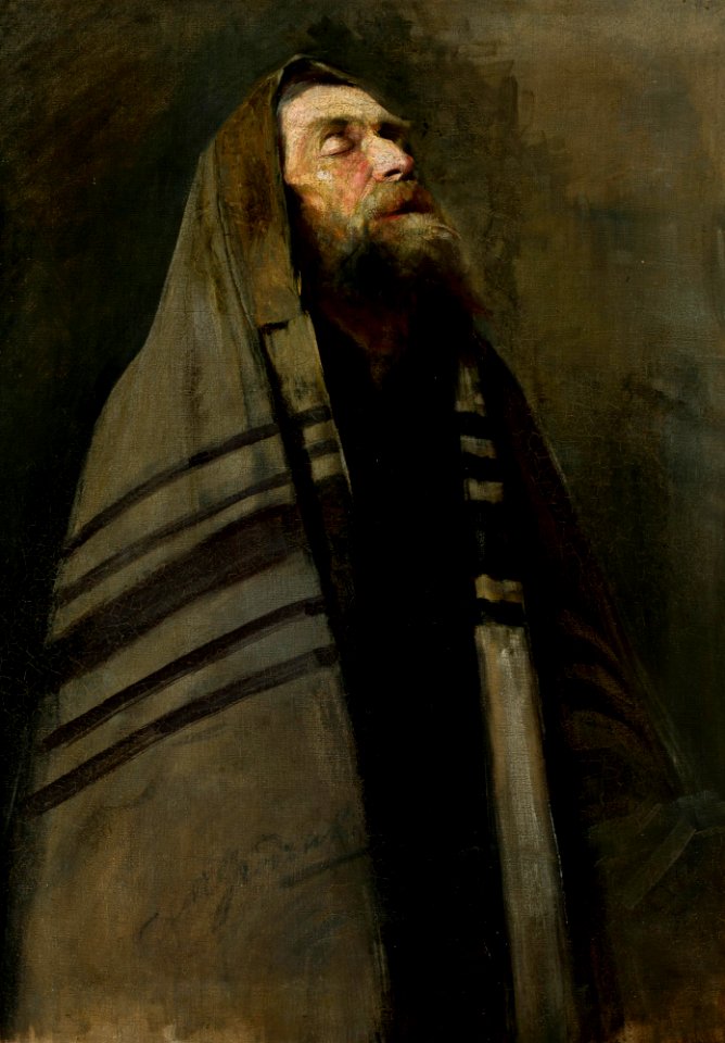 Aleksander Grodzicki - Praying Jew - MP 280 - National Museum in Warsaw