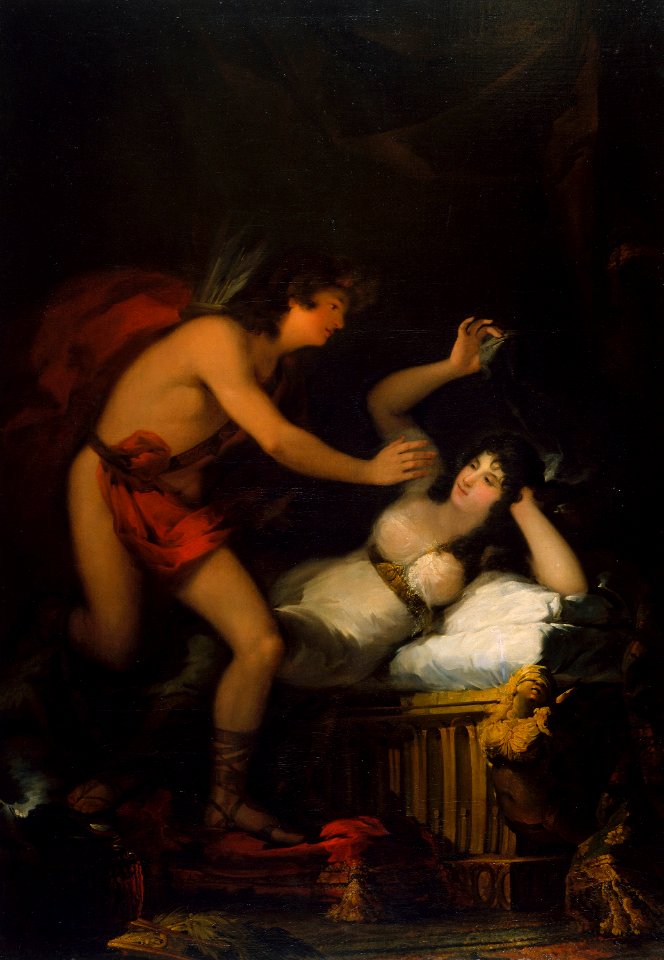 Alegoría del Amor o Cupido y Psique por Francisco de Goya