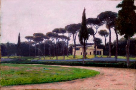 Aleksander Gierymski - Villa Borghese in Rome - MNK II-a-1327 - National Museum Kraków