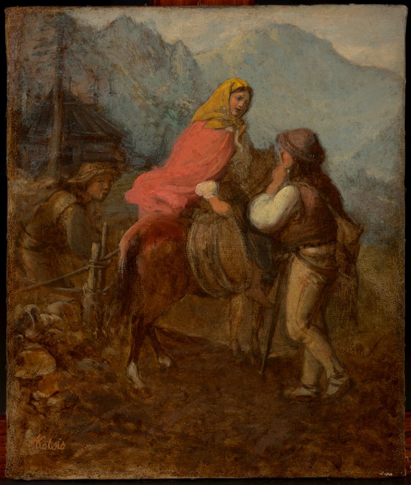Aleksander Kotsis - A Highlander Woman on Horseback - MNK II-a-999 - National Museum Kraków
