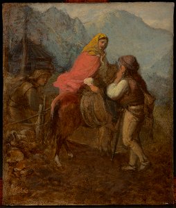Aleksander Kotsis - A Highlander Woman on Horseback - MNK II-a-999 - National Museum Kraków