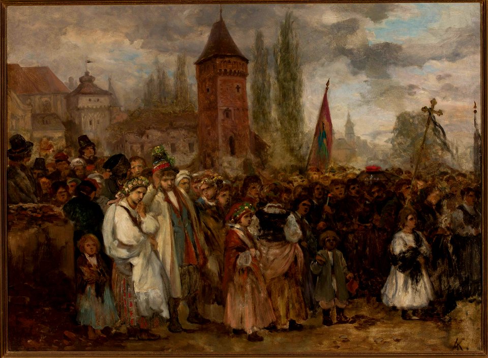 Aleksander Kotsis - Funeral and wedding - MP 167 - National Museum in Warsaw