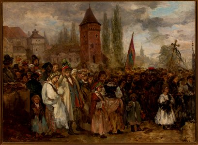 Aleksander Kotsis - Funeral and wedding - MP 167 - National Museum in Warsaw