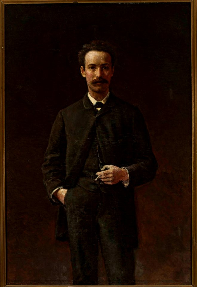 Aleksander Gierymski - Portrait of Artur Gruszecki - MP 625 MNW - National Museum in Warsaw