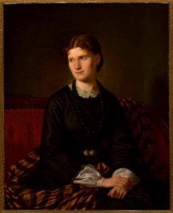 Aleksander Lesser - Portrait of Julia née Bergson, artist’s wife - MP 2161 MNW - National Museum in Warsaw