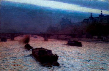 Aleksander Gierymski - Evening on the Seine - MNK II-a-222 - National Museum Kraków