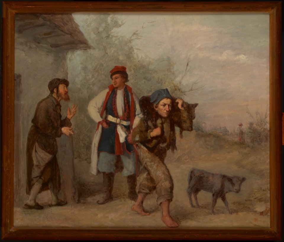 Aleksander Kotsis - Haggling over a Calf - MNK II-a-127 - National Museum Kraków