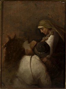 Aleksander Kotsis - Holy Family flight to Egypt - MP 174 MNW - National Museum in Warsaw