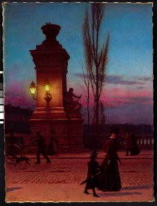 Aleksander Gierymski - Ludwig Bridge in Munich - MP 4758 - National Museum in Warsaw