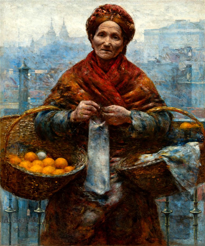 Aleksander Gierymski - Jewess from oranges - MP 5526 - National Museum in Warsaw