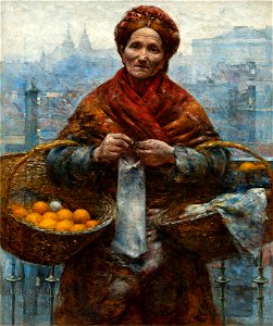 Aleksander Gierymski - Jewess from oranges - MP 5526 - National Museum in Warsaw